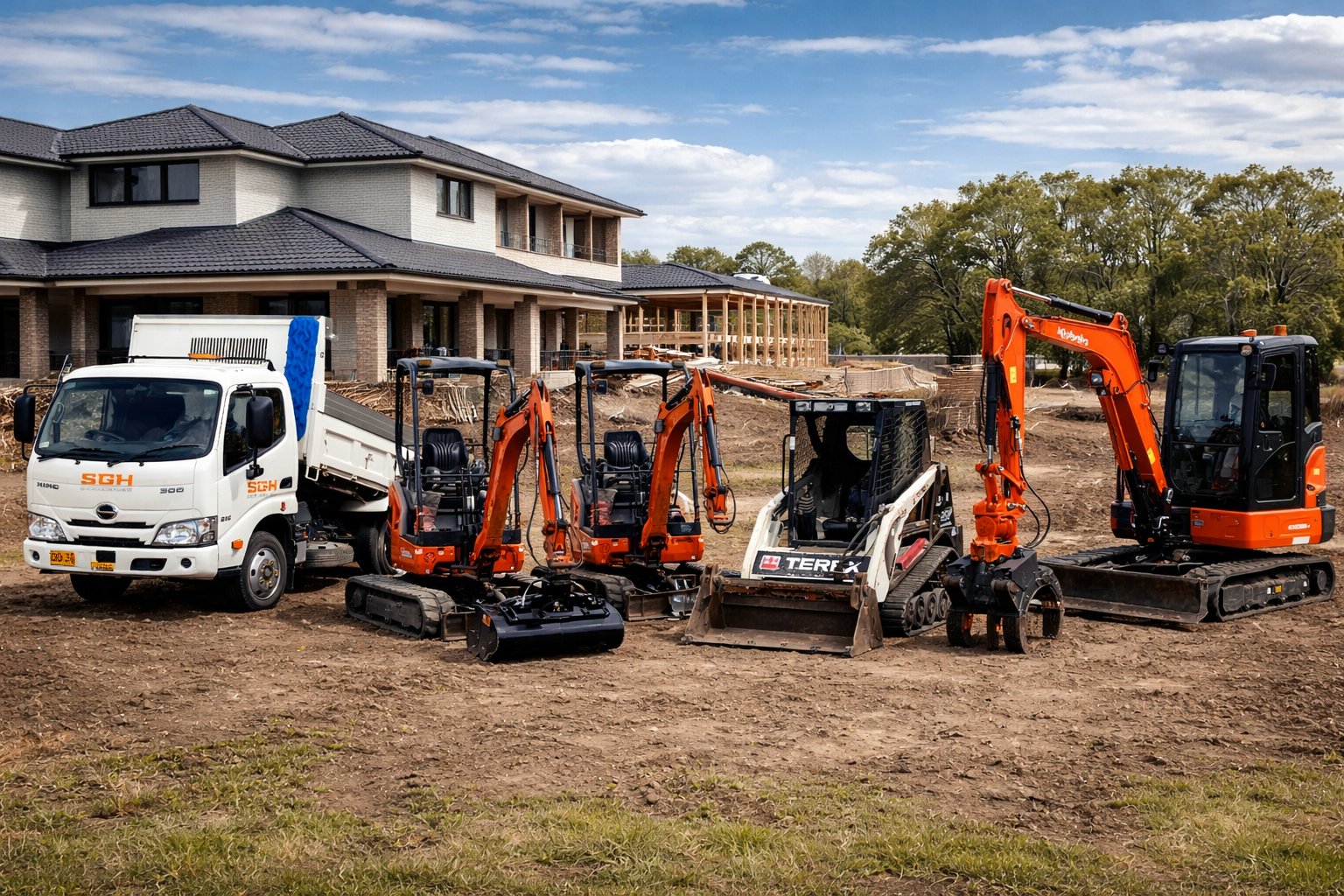 SGH Excavation fleet